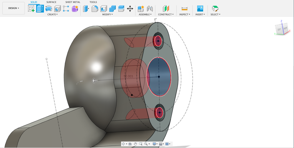 Solved Extrude Cut Doesn T Cut All Autodesk Community Fusion 360