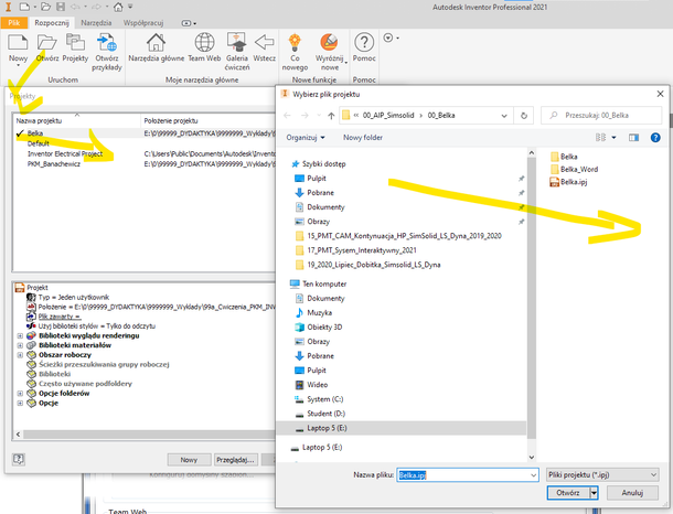 Solved: AIP 2021 upgraded to the newest version doesn't open *.ipj files  straight in the project directory. - Autodesk Community - Inventor