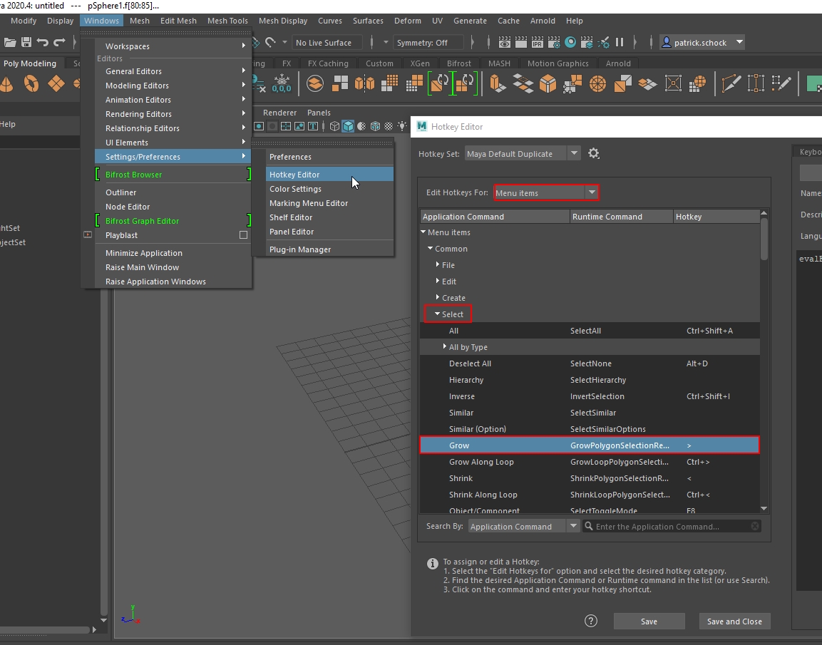 Grow selection - Autodesk Community - Maya