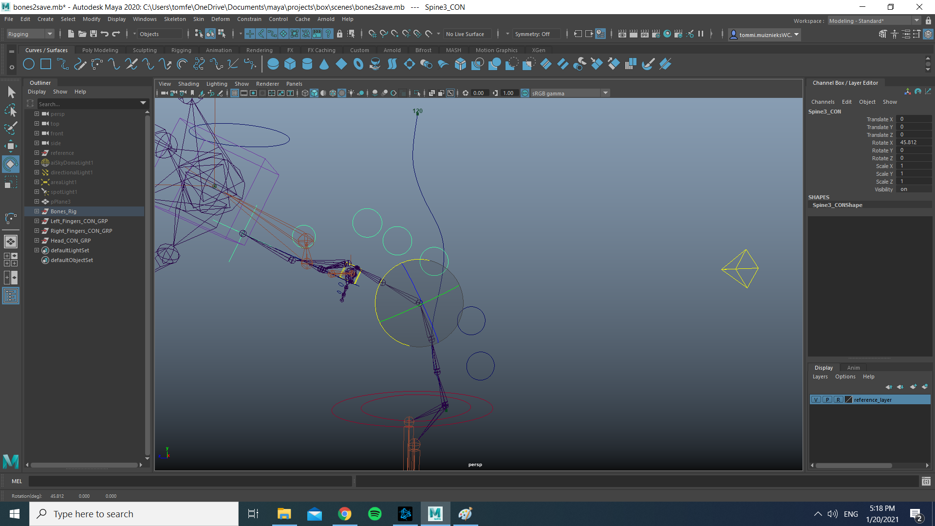 Issue with spine rig flexibility. - Autodesk Community