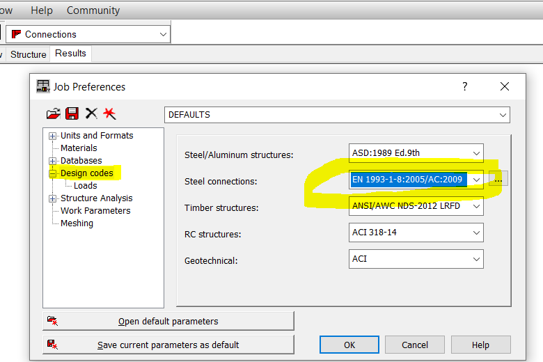Solved: Steel Connection "Example not Specified" Calculation Messages ...