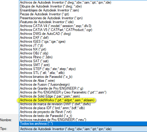 Abrir Archivos de Solidworks 2021 - Autodesk Community - International  Forums