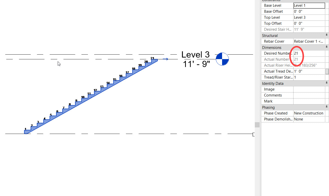 revit is wrong for stair reaching elevations - Autodesk Community