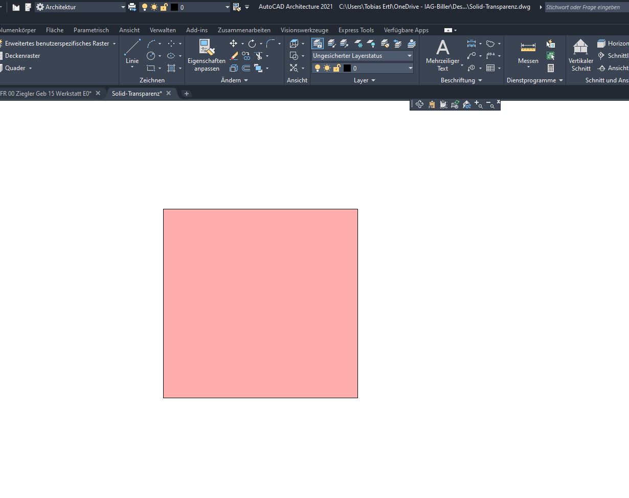 Transparenzen In Autocad , In AutoCAD Farben/Schraffuren transparent ...