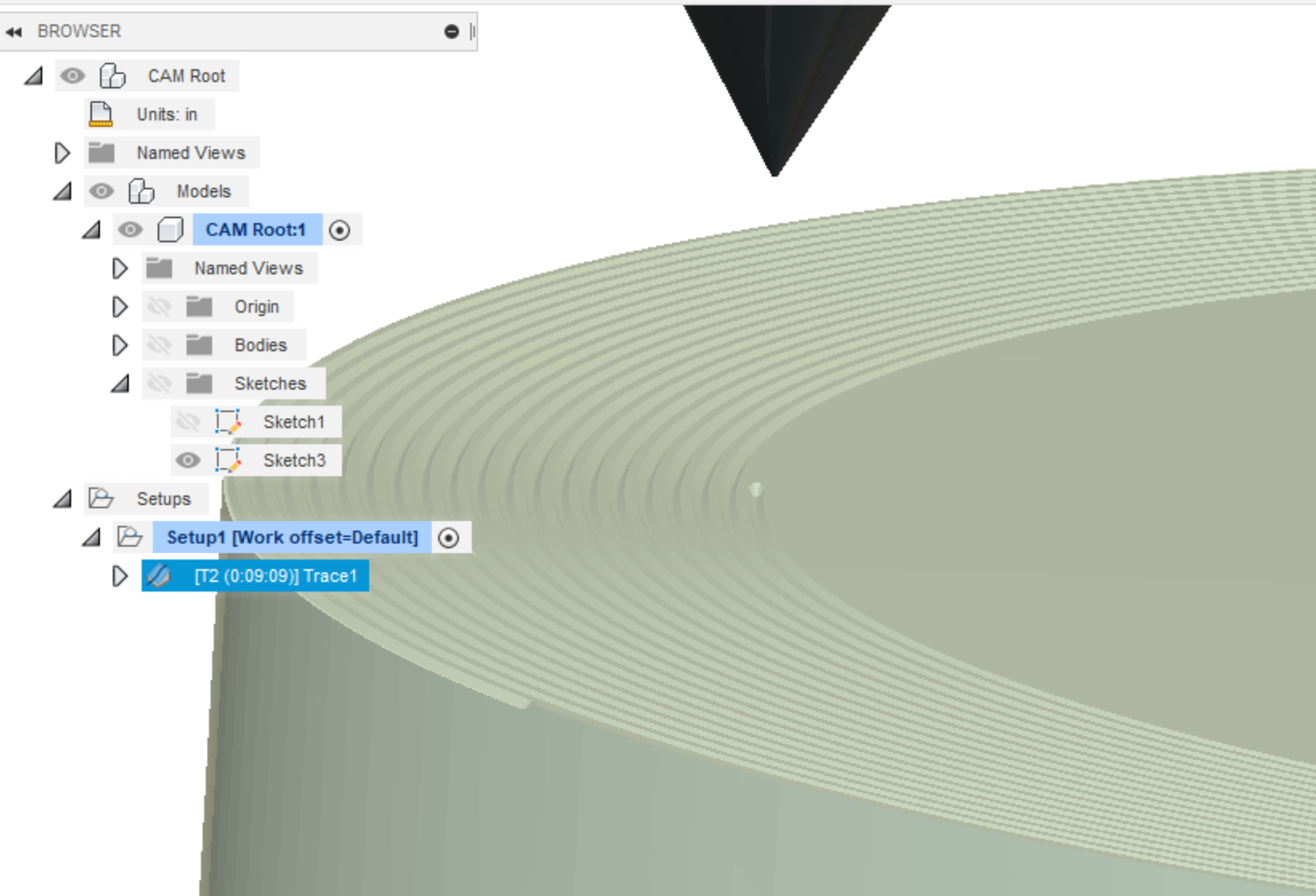 Solved cutting spiral grooves Autodesk Community