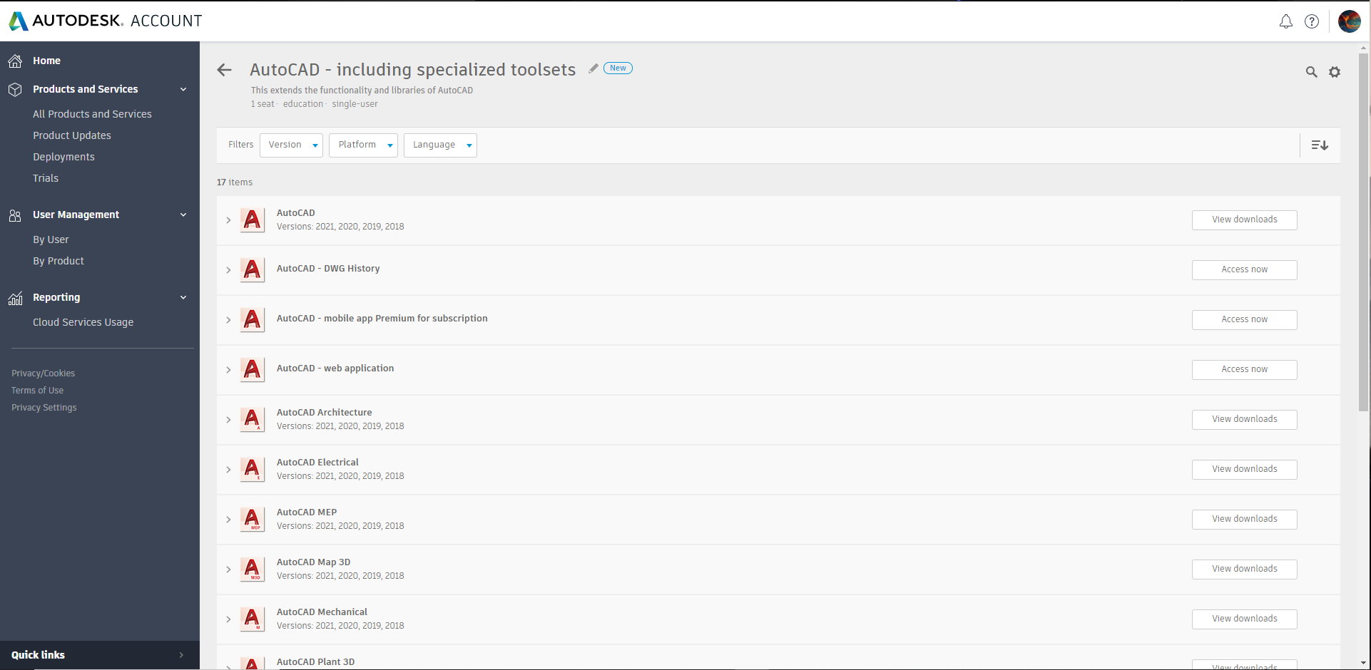 Solved: How to access AutoCad Mechanical Student Version Install - Autodesk  Community - Subscription, Installation and Licensing