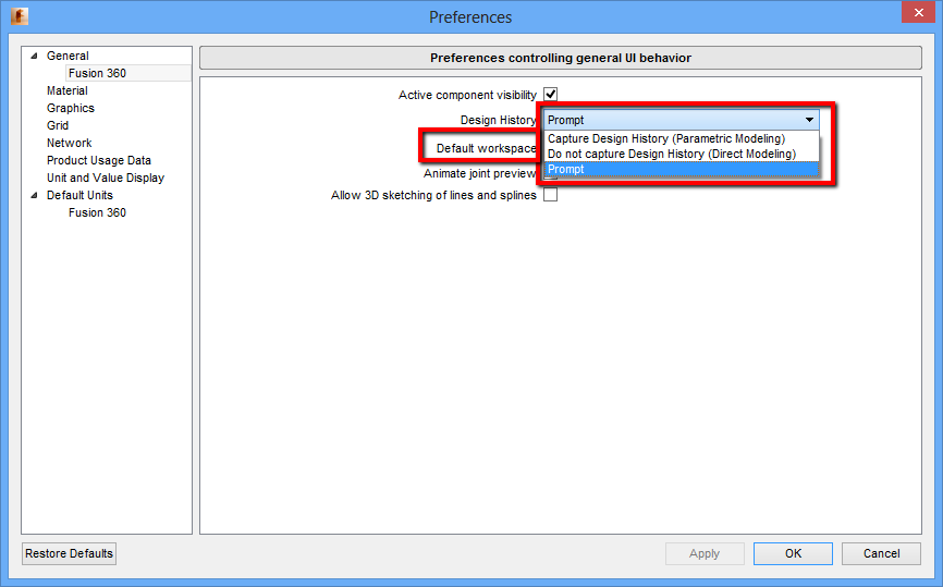 Solved: Cant select workspace - Autodesk Community