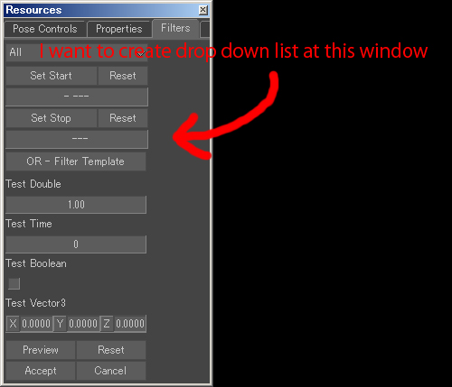 How to create a drop down list at filter - Autodesk Community