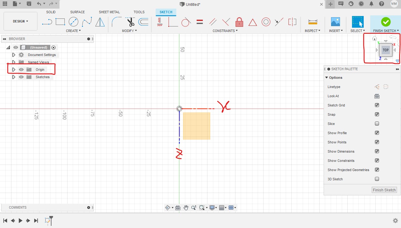 Solved: Change Z axis to come out of the top of my rotation cube ...
