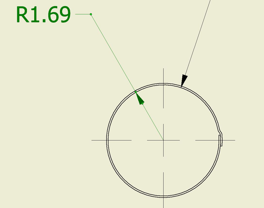 Radius dimensioning - Autodesk Community