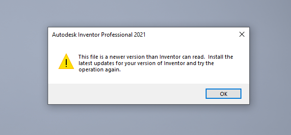 Problem with importing stp and other non inventor files - Autodesk ...