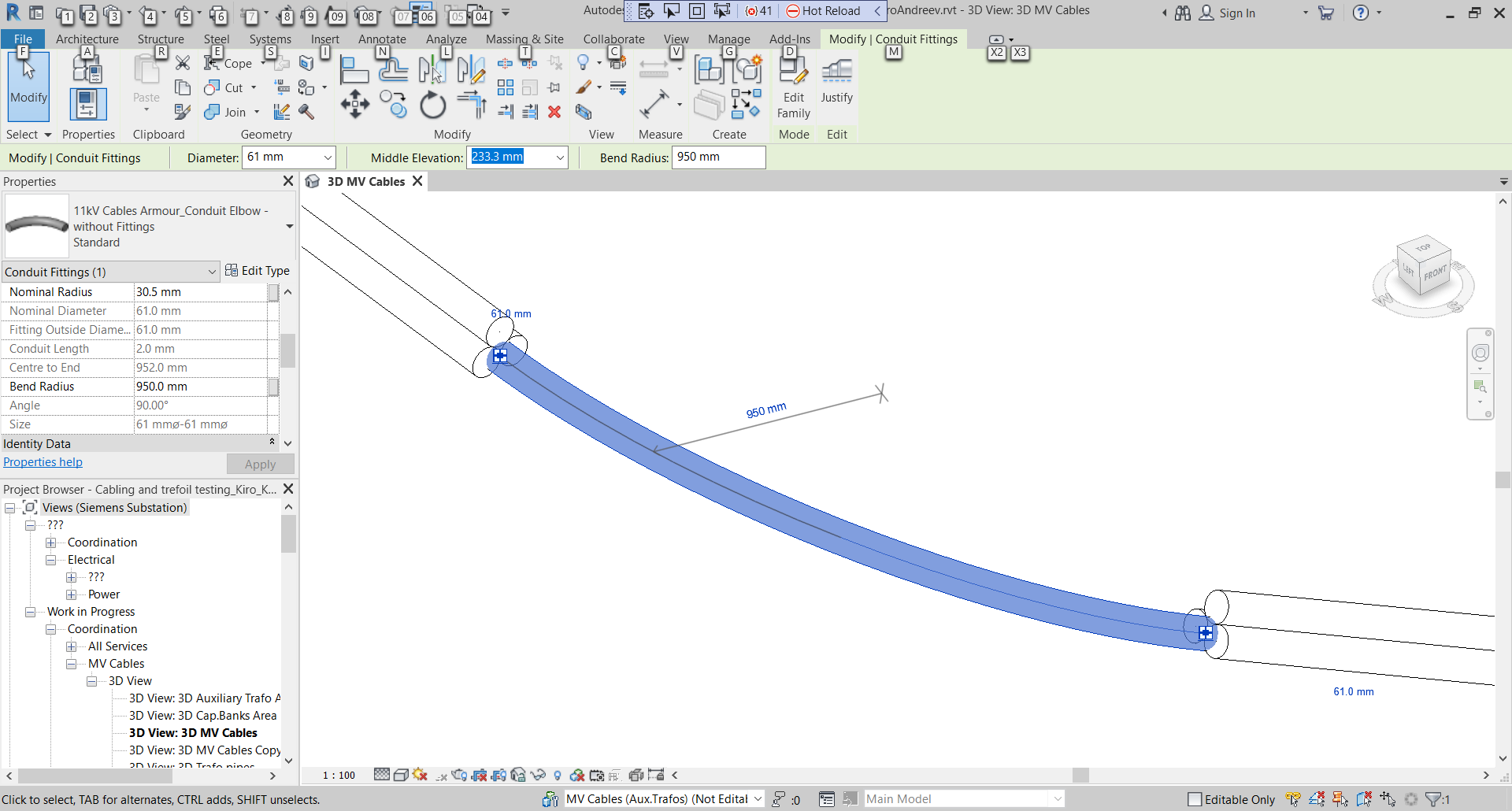 Solved Offset conduit only by Z axis Page 2 Autodesk Community