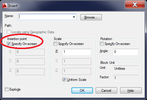 Can't find the Insert point!!!!!! - Autodesk Community