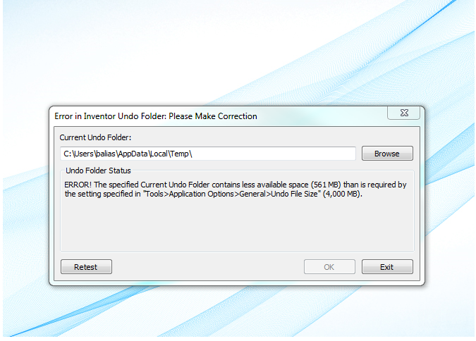 Solved: undo error - Autodesk Community