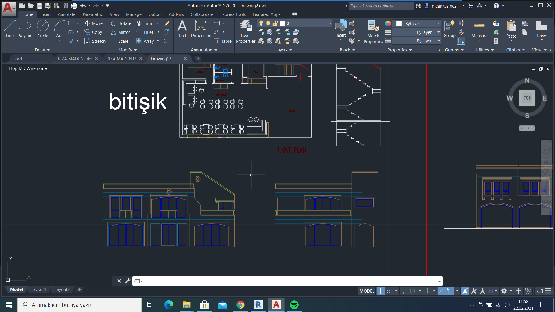 Çözüldü: auto cad plan ve görünüşüne göre revitte 3 boyut çizimi - Autodesk  Community - International Forums