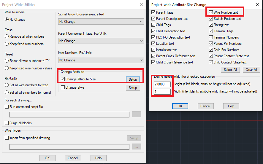 Autocad Electrical Wire Number Size