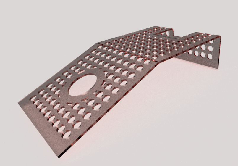 Solved: Perforation on a sheet metal around obstacles - Autodesk Community  - Fusion 360