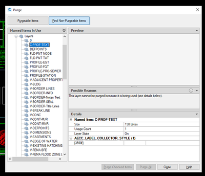 Solved Finding nonpurgeable items. Autodesk Community