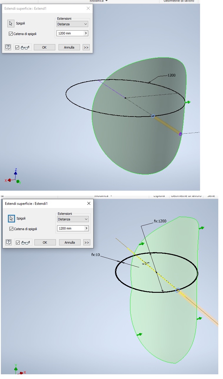 Problem with Extend a Surface - Autodesk Community