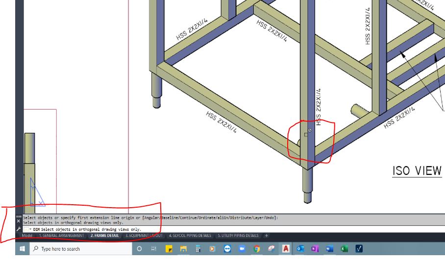 Solved: Dimension issue with isometic views - Autodesk Community