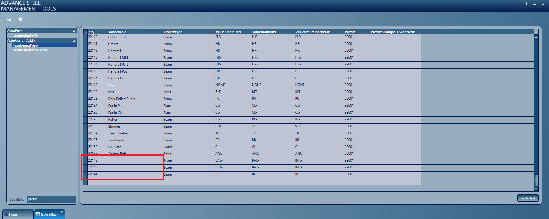 Prefix Config Setting - Autodesk Community