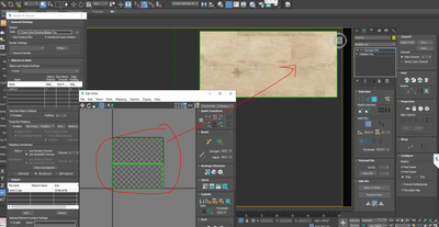 Stretching the applied texture on UV flatten
