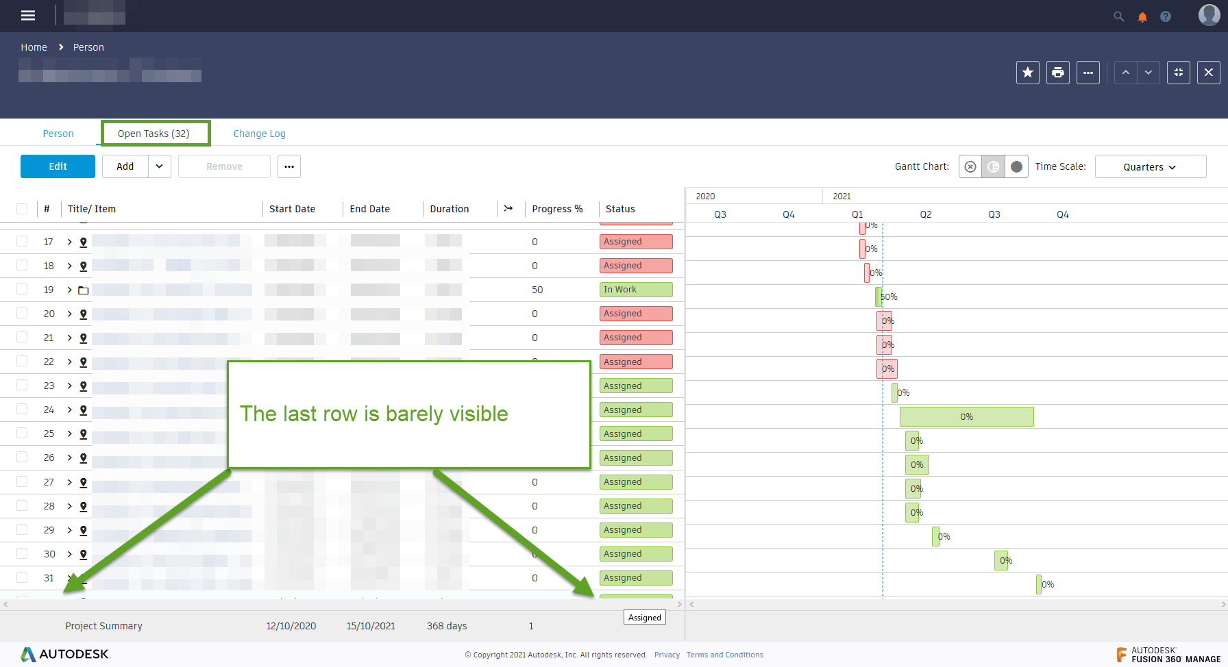Fix View Bug in Project Management Tab - Autodesk Community