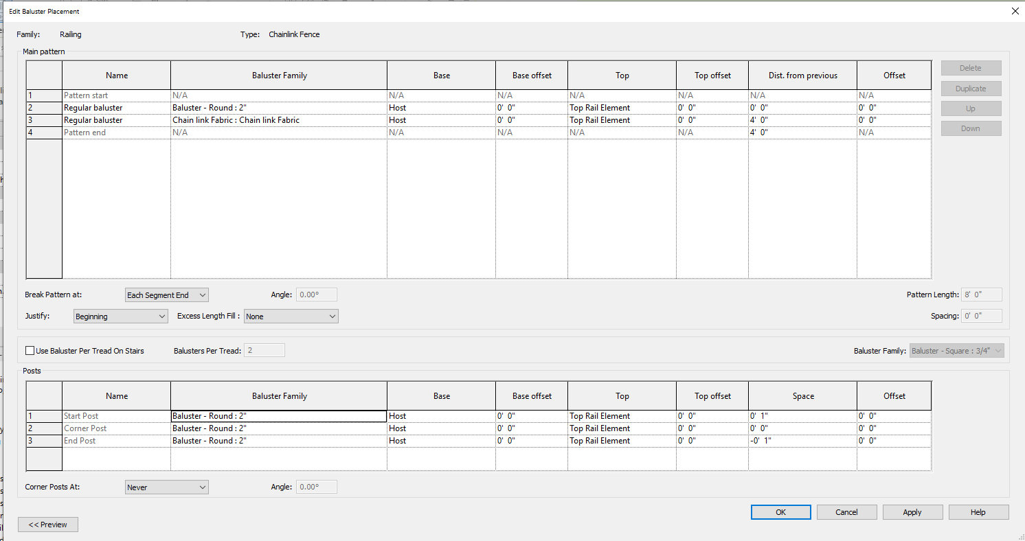 Chain link Fence Autodesk Community