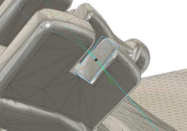 Solved: I want to create a rectangular rod that passes through ...
