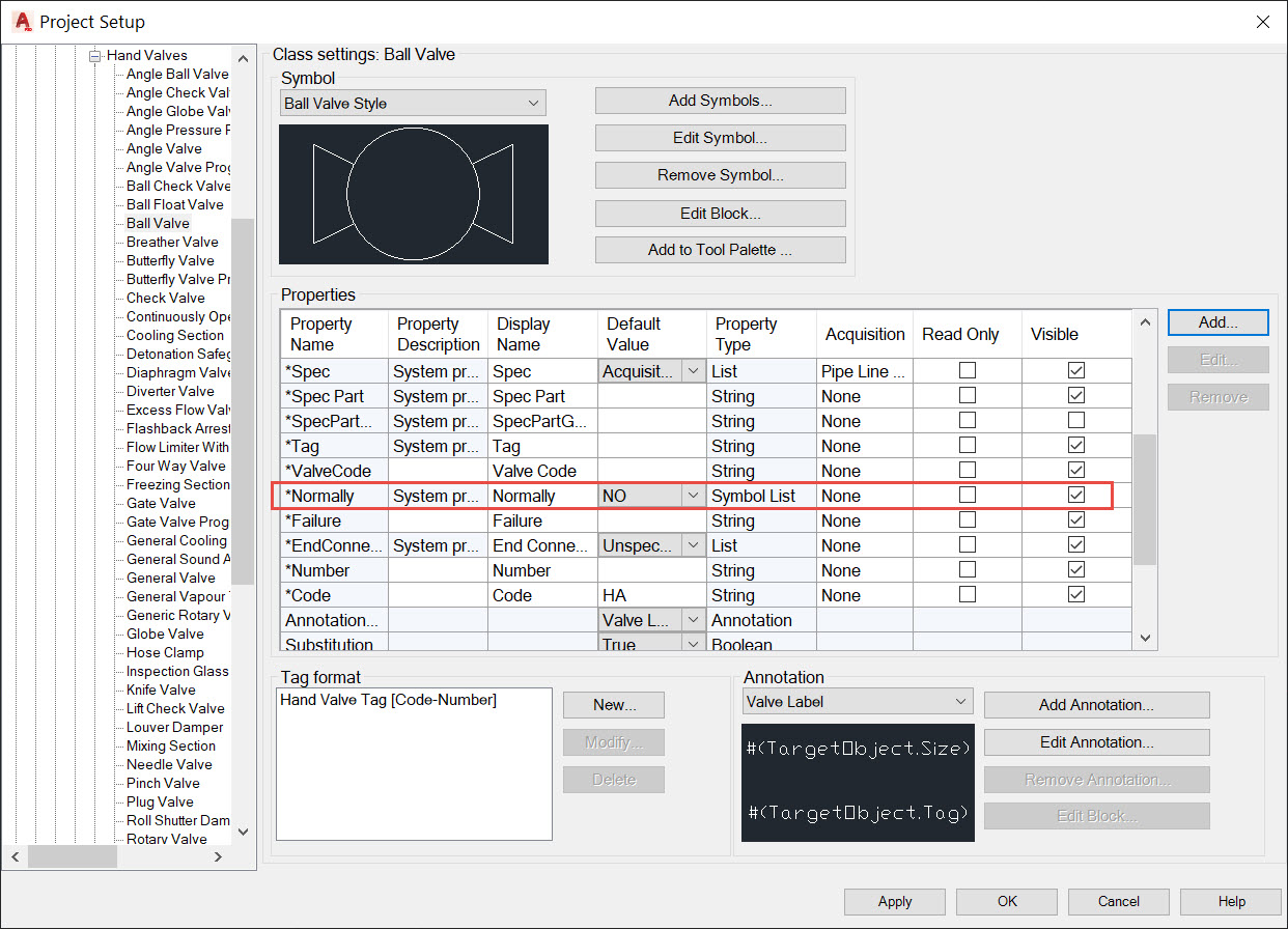 Symbol List Property is Greyed Out in P&ID - Autodesk Community