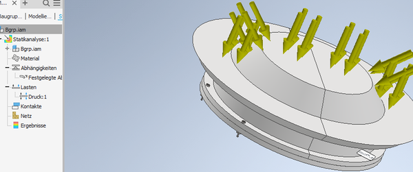 Gelöst: Inventor 2021 - FEM Simulation einer Baugruppe inkl.  Verbindungselemente - Autodesk Community - International Forums