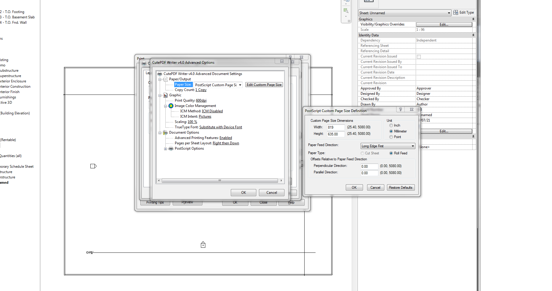 Solved CUSTOM PDF PAPER SIZE Autodesk Community