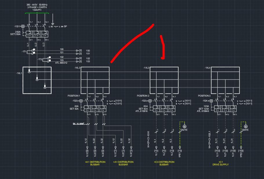 bus bar diagram