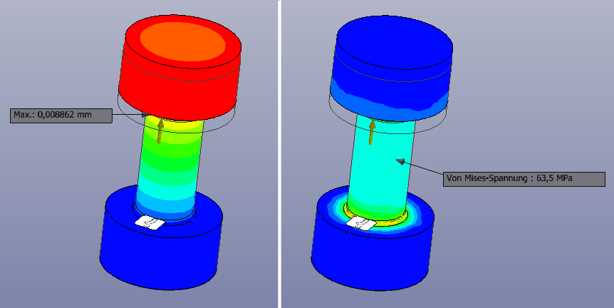 Gelöst: Inventor 2021 - FEM Simulation einer Baugruppe inkl.  Verbindungselemente - Autodesk Community - International Forums