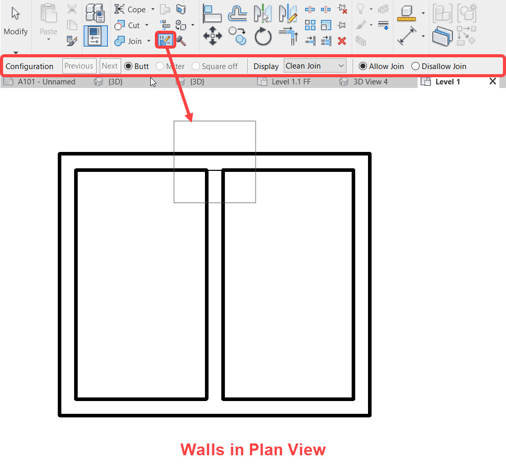 Wall Joins/Configuration Bar Grayed Out - Autodesk Community
