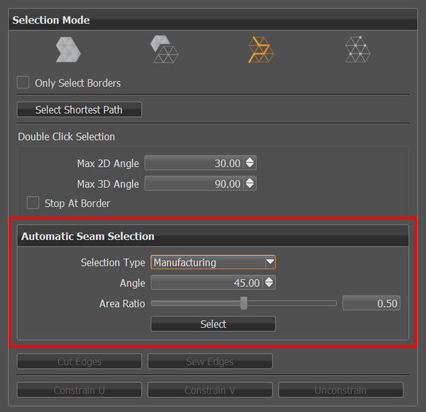 UV Editor - Automatic Seam Selection.png