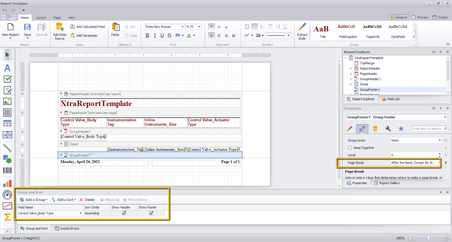 Solved: How to separate sheets by item in AutoCAD Plant 3D Report