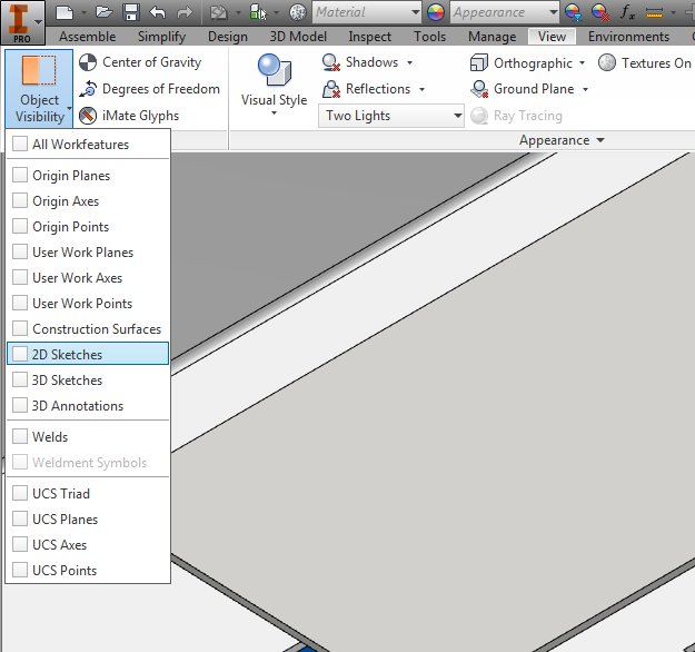 Sheet metal / object visibility - single line sketches - Autodesk Community