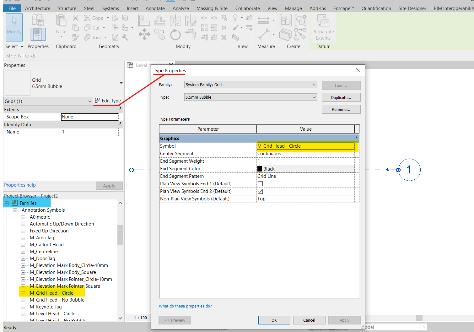 GRID BUBBLE NOT SHOWING Autodesk Community