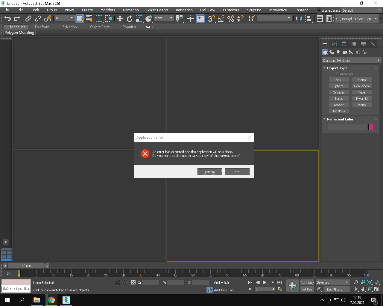 Solved: The program shuts down by itself. - Autodesk Community