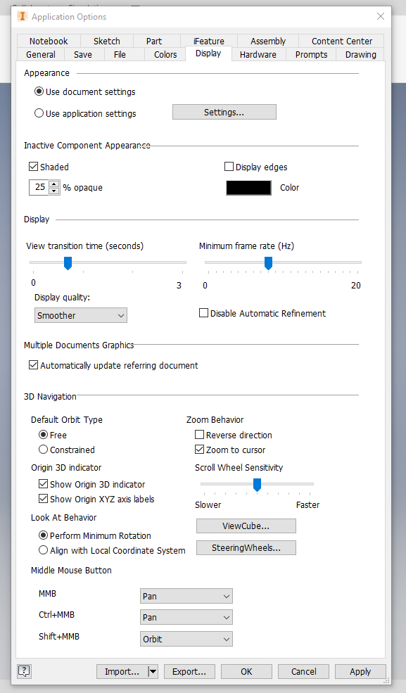 Solved zoom factor/increment setting Autodesk Community