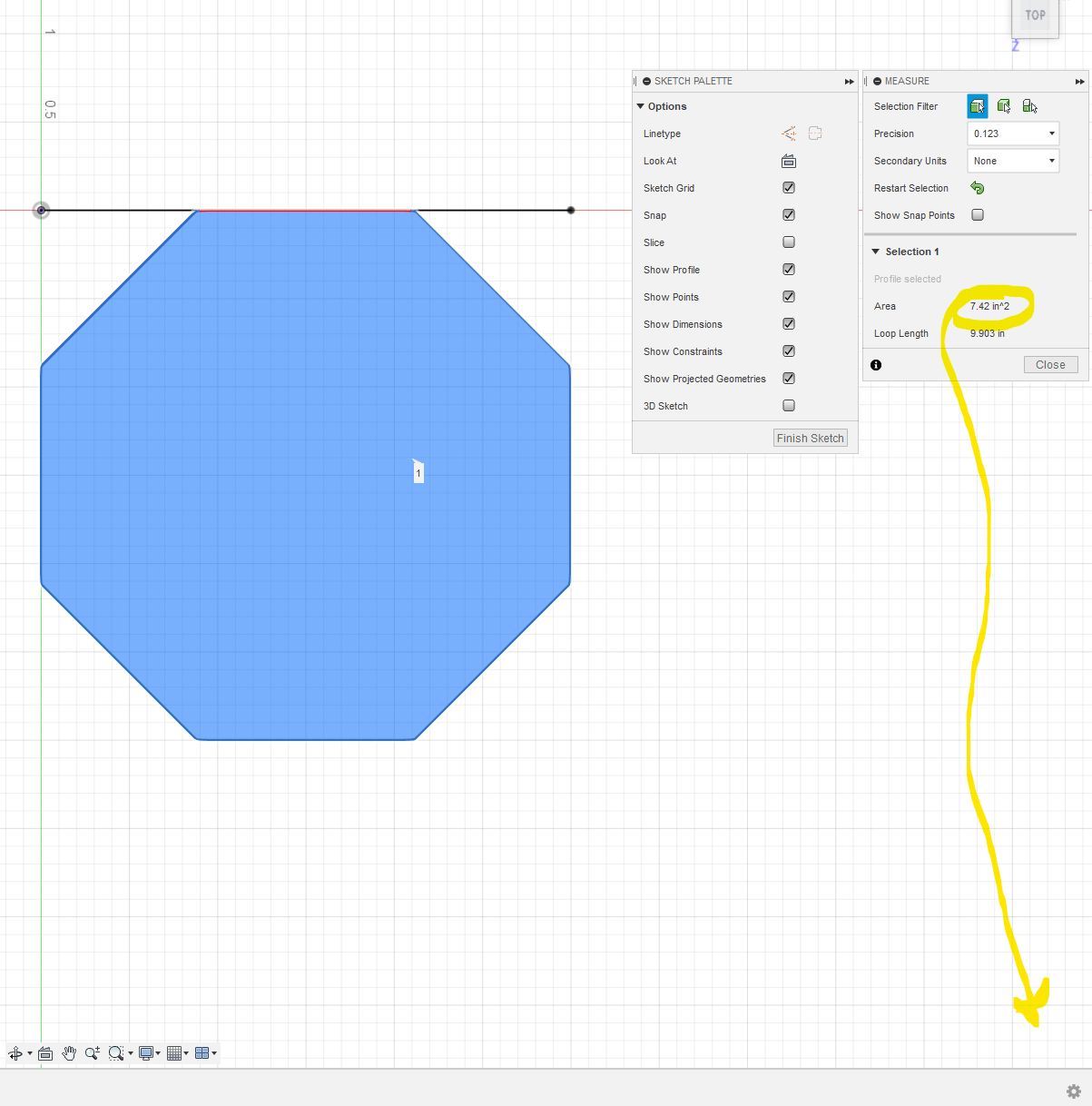 Solved: Missing Sketch and Face Area in Bottom Right - Autodesk Community