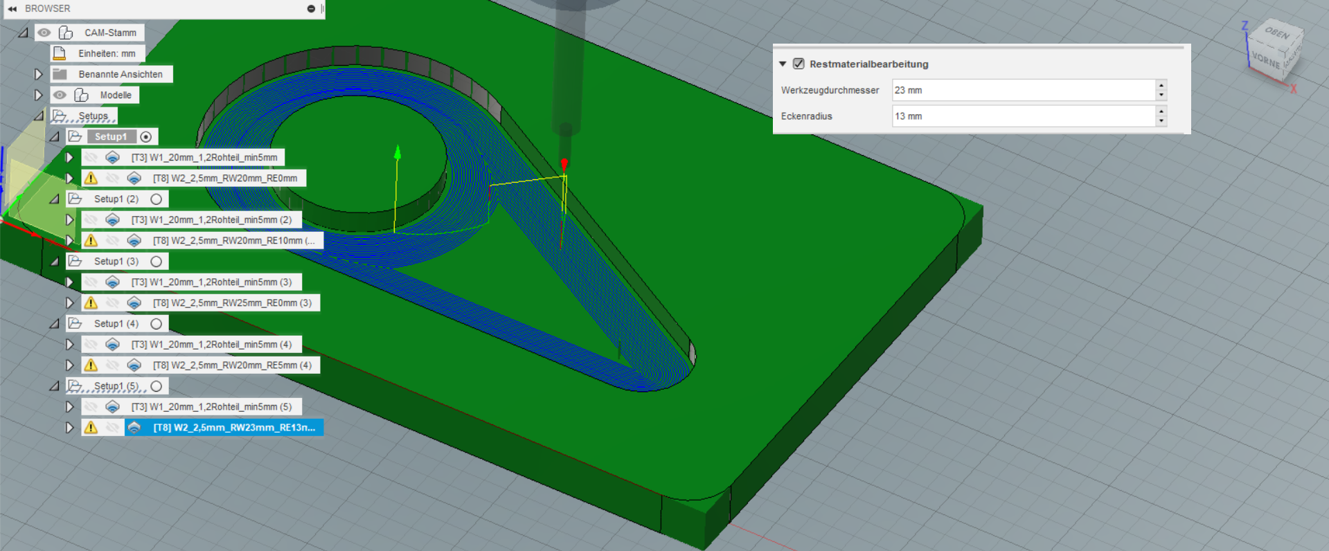 CAM Restmaterial Verständnis Problem - Autodesk Community