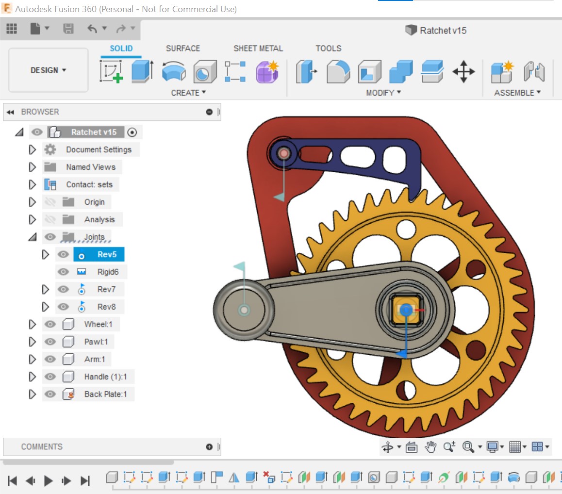 Limit rotation direction of revolute joint ? - Autodesk Community