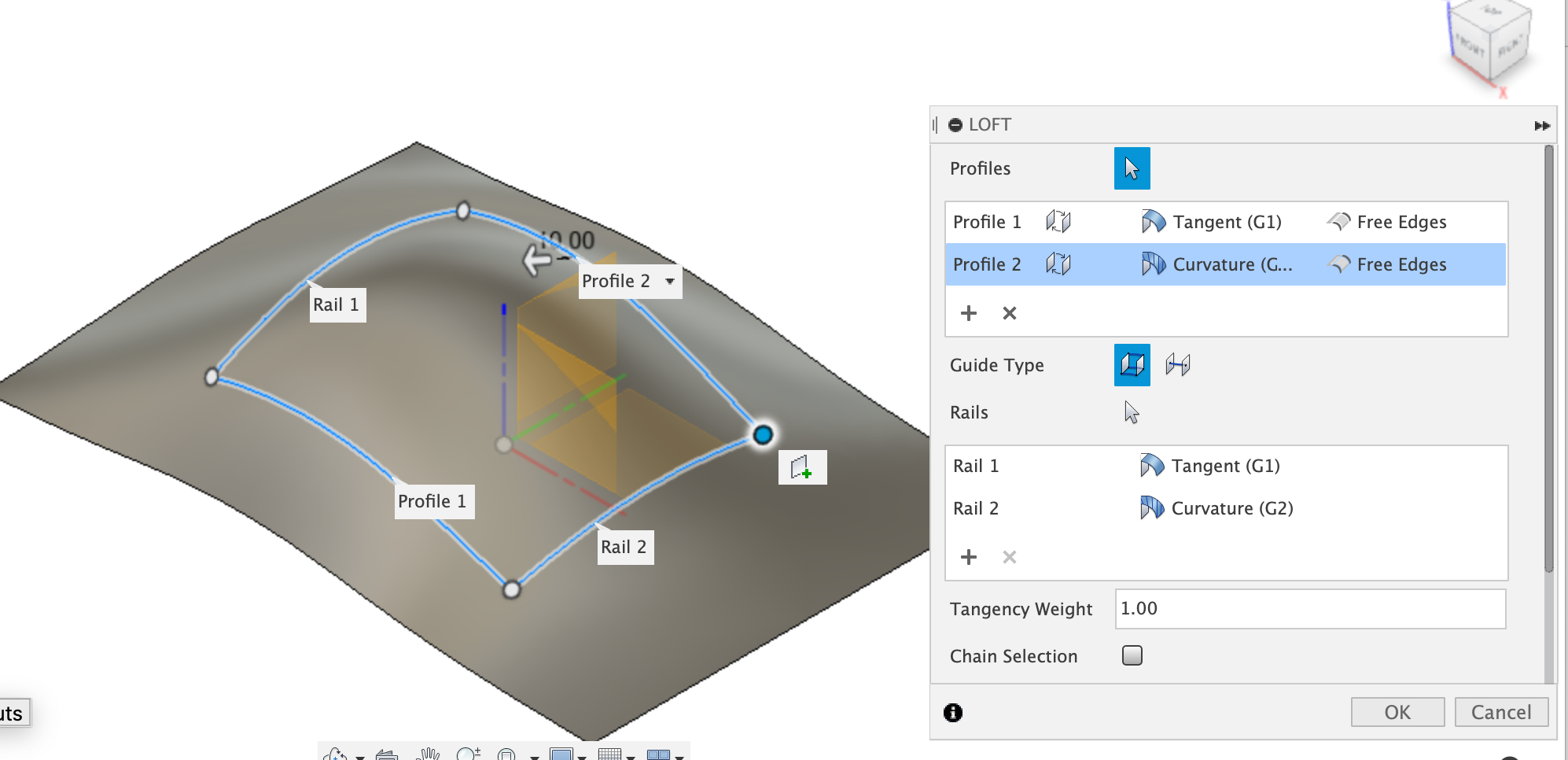 G1 or g2 doesn't work on loft - Autodesk Community