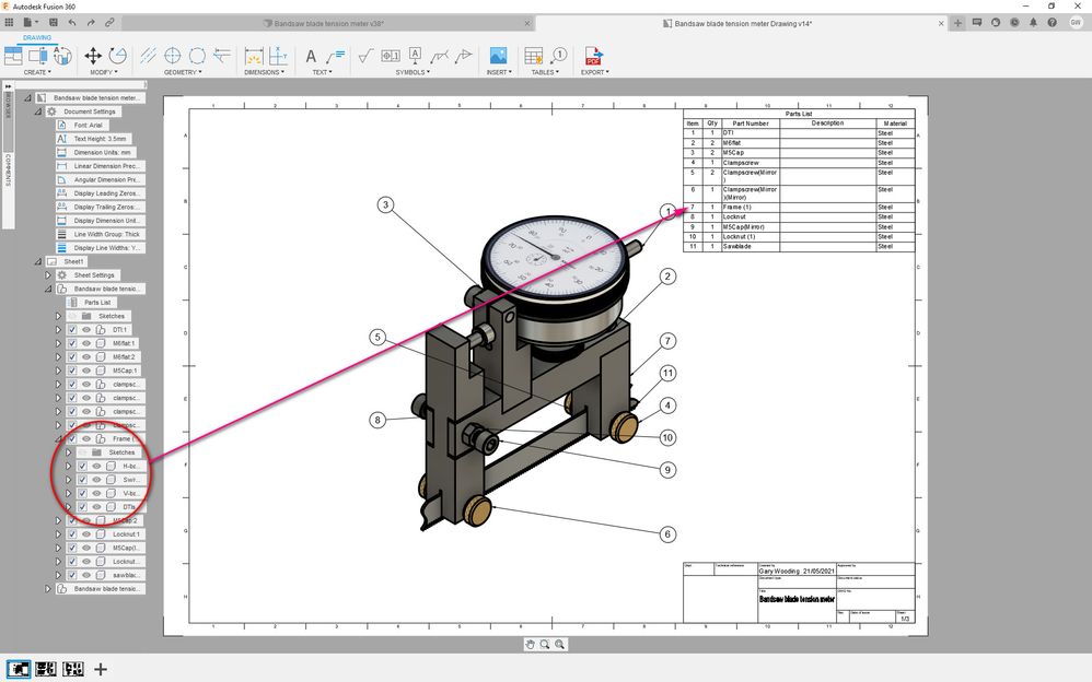 Solved: How can I edit the Parts List? - Autodesk Community - Fusion 360