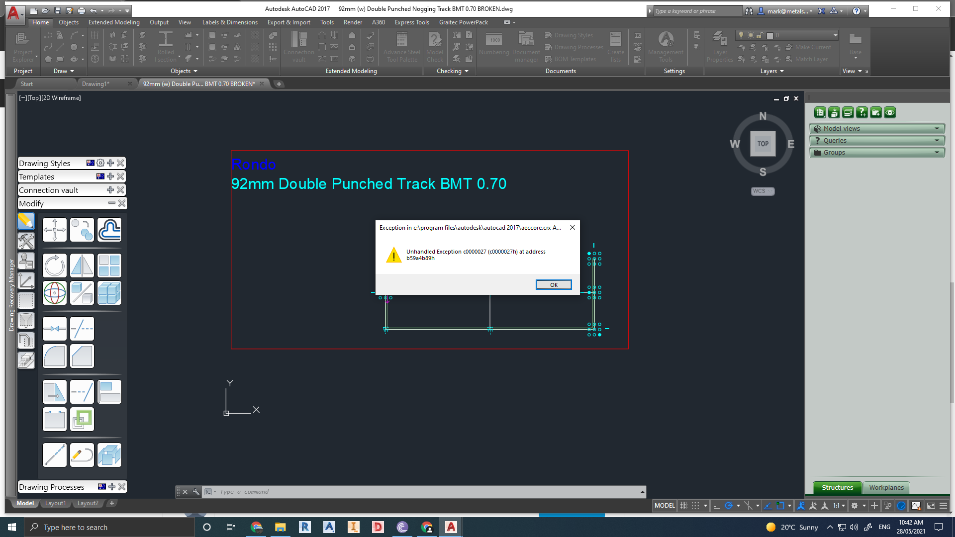 User Sections Wrong Size - Autodesk Community