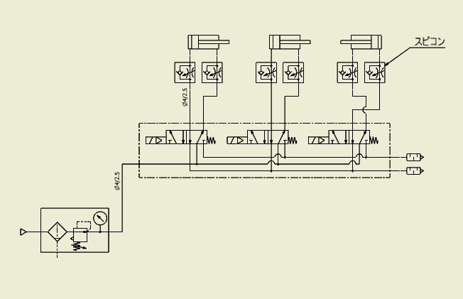 エアー回路図(空圧回路図)とInventor - Autodesk Community 