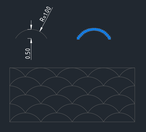 Solved How to create a custom hatch with an ARC or circle? Autodesk