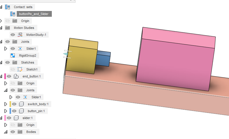 Solved: Spring for end button. Contact. Motion. - Autodesk Community